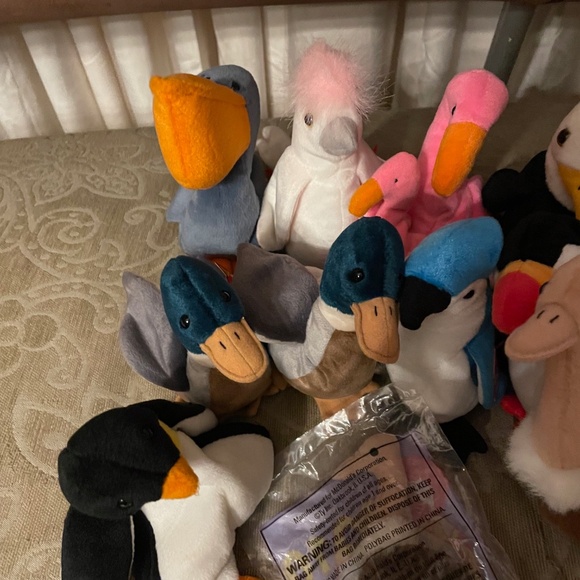 Beanie Baby Birds - Rare Lot of 1 Mint with Tags Stretch, Kuku. Puffer, Rocket + - Picture 3 of 5